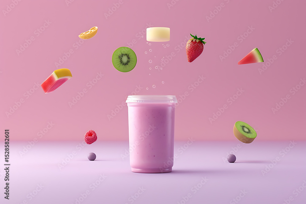 kawaii fruit juggler, smoothie character juggles fruits, kawaii and playful vibe with pastel tones, animated and smooth kawaii fruit juggler, smoothie character juggles fruits, kawaii and playful vibe with pastel tones, animated and smooth