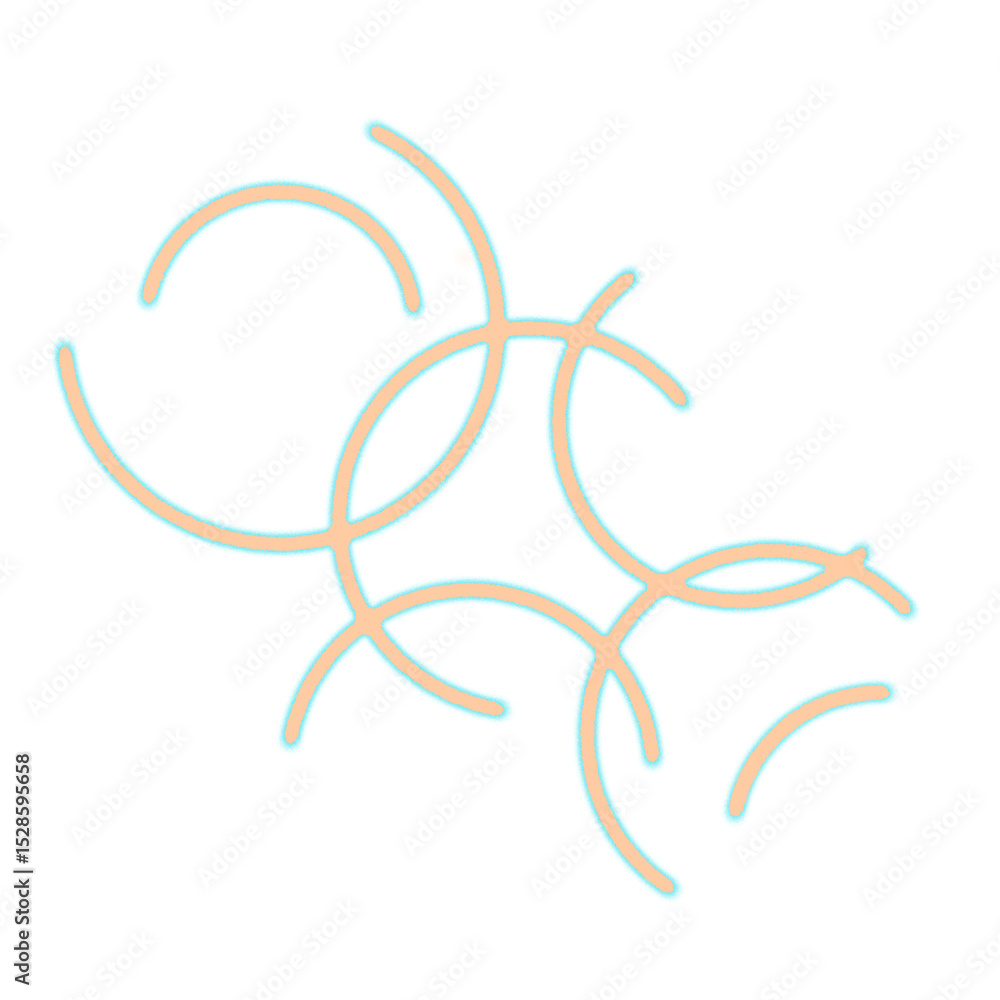 Obraz premium Abstract Circular Line Art