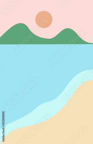 summer beach background