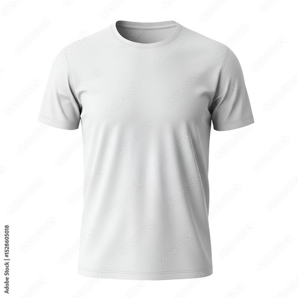 White T-Shirt with Transparent Background – Front View White T-Shirt with Transparent Background – Front View
