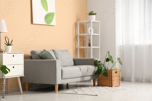 Interior of living room wit...