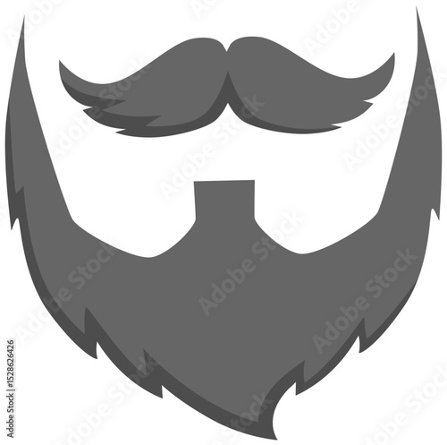 beard and mustache icon