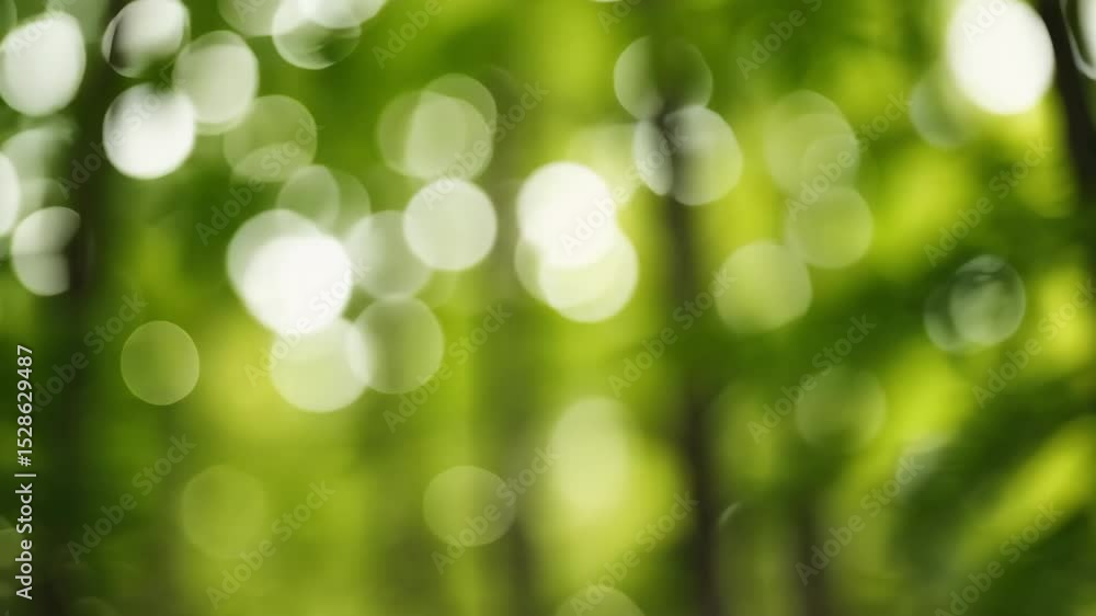 Soft Green Glow: Nature Bokeh Background for Design Use Soft Green Glow: Nature Bokeh Background for Design Use