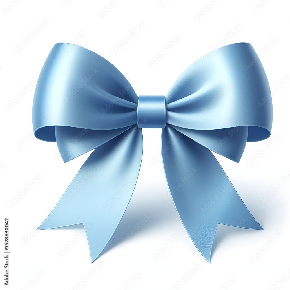 Elegant satin ribbon tied in a bow; a symbol of celebration and sophisticated gift-giving moments Elegant satin ribbon tied in a bow; a symbol of celebration and sophisticated gift-giving moments