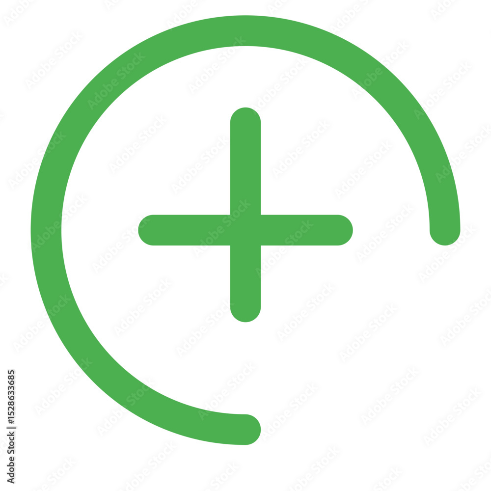 Obraz premium Plus Sign Icon