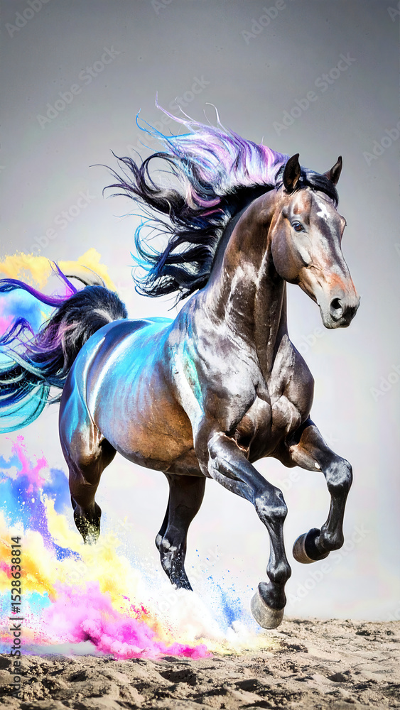 Fototapeta premium caballo, animal, café, administrar, chacras, retrato, pintura, mamífero, naturaleza, padrillo, ecuestre, blanco, yegua, hermoso
