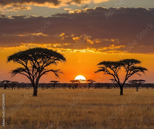 sunset in south africa