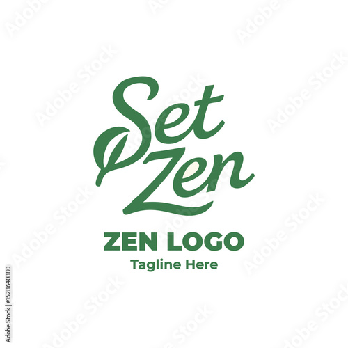 Zen logo, soft brush icon, calm balance ring, abstract enso design, spiritual peace symbol for therapy logo, branding pack, and clean website graphics