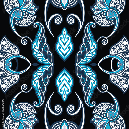 indonesian batik. indonesian batik pattern vector. Batik Indonesian: is a technique of wax-resist dyeing applied to whole cloth, or cloth made using this technique originated from Indonesia. 