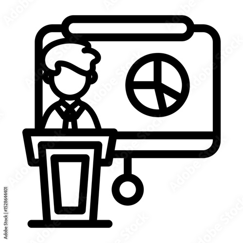 analytics Line Icon