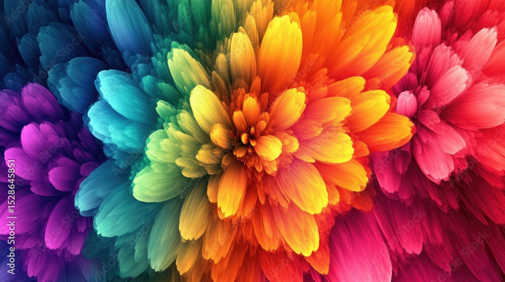 Energetic abstract patterns in vivid display Energetic abstract patterns in vivid display