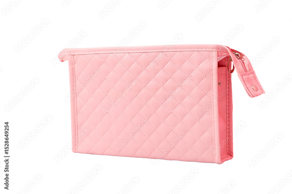 custom made wallpaper toronto digitalPink quilted bag for cosmetics, isolated on white, PNG