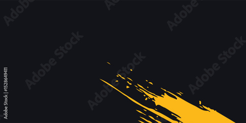 Dots pop art comics sport style vector illustration. Dots halftone yellow and black color pattern gradient grunge texture background.