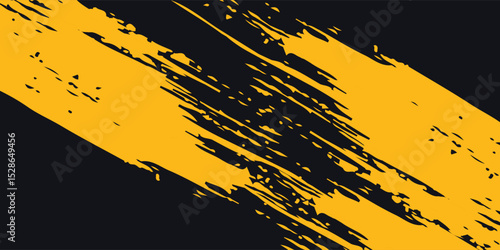 Dots pop art comics sport style vector illustration. Dots halftone yellow and black color pattern gradient grunge texture background.
