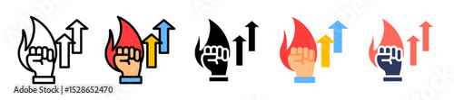 Encouragement multiple icon