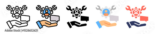 Technical Support multiple icon