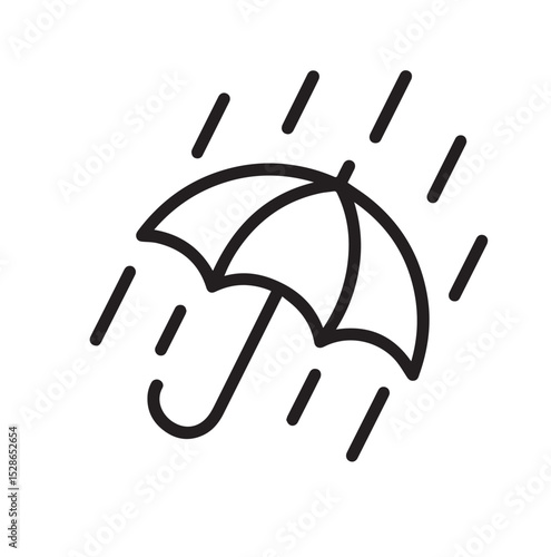 Cold Temperature Icon with Thermometer and Snowflake Symbol – Weather or Climate Concept