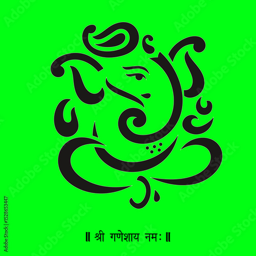 Wallpaper Mural Lord Ganesha Vector File, Shree Ganesh ji, Hindu Lord Ganesha artwork, Ganesh Chaturthi festival of India, Lord Ganesha, Abstract, isolated, Religion, Hindu, lord ganesha, Happy Ganesh Chaturthi, Torontodigital.ca