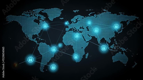 Global network security map