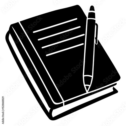 Notebook and pen ready for note taking