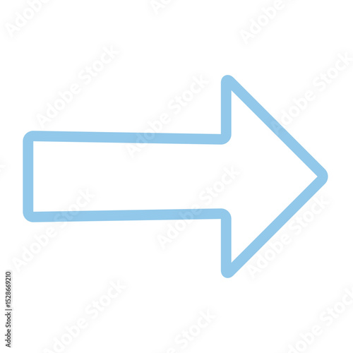 シンプルな手描き風の矢印のアイコンイラスト