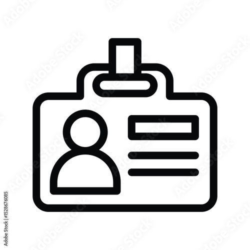 10 press card line icon illustration vector graphic.eps