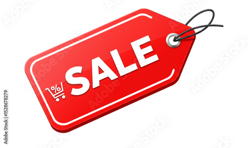 red sale tag