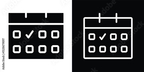 Calendar icon set. Calender symbol. calendar vector icon.