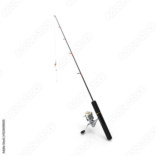 Fishing Pole Isolated on Transparent Background