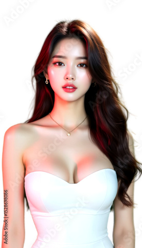 Wallpaper Mural Portrait of a Beautiful Asian Woman Torontodigital.ca