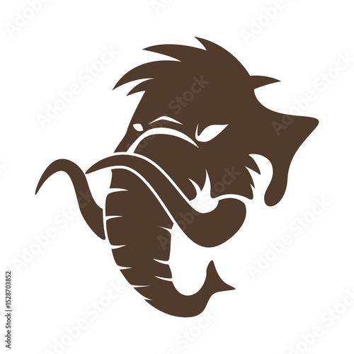 Mammoth icon logo design