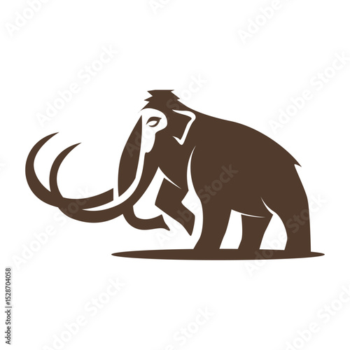 Mammoth icon logo design
