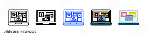 Adware Icon Collection With Multiple Styles