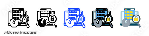 Vulnerability Icon Collection With Multiple Styles