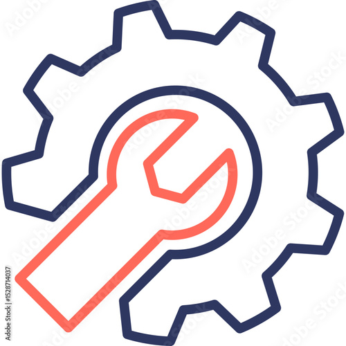 Maintenance line color icon