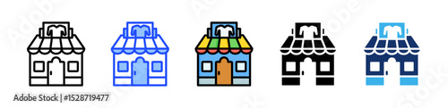 Boutique Icon Collection With Multiple Styles