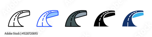 Ramp Icon Collection With Multiple Styles