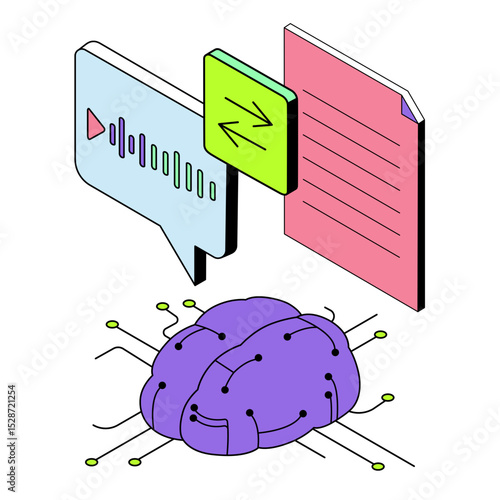 AI converting spoken language into written text