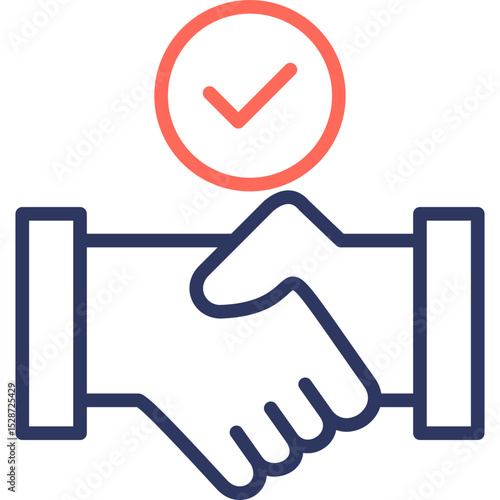 Reliability line color icon