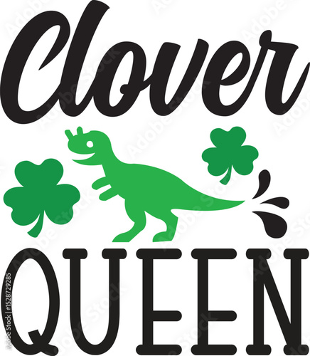 clover queen svg