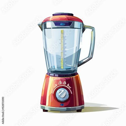 ミキサーのアニメ風ベクター素材