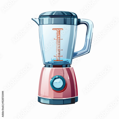 ミキサーのアニメ風ベクター素材