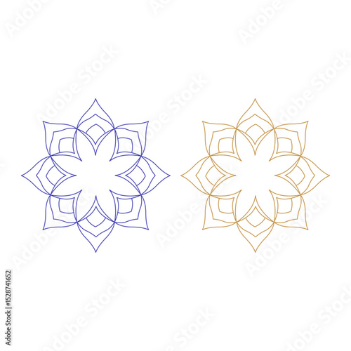 Natural Mandala Ayurveda Resort Sign Symbol Logo
