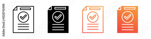 Conclusion Multiple Style Icon Set Collection 