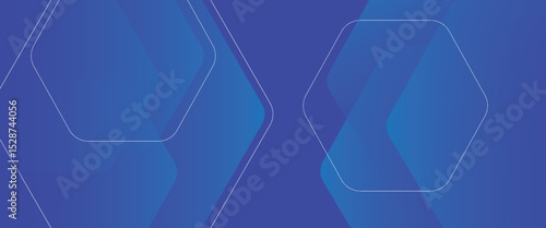 Blue geometric abstract background with overlap layer. Modern rounded square shapes creative design. Futuristic concept. Suit for cover, banner, brochure, business, header, website, presentation