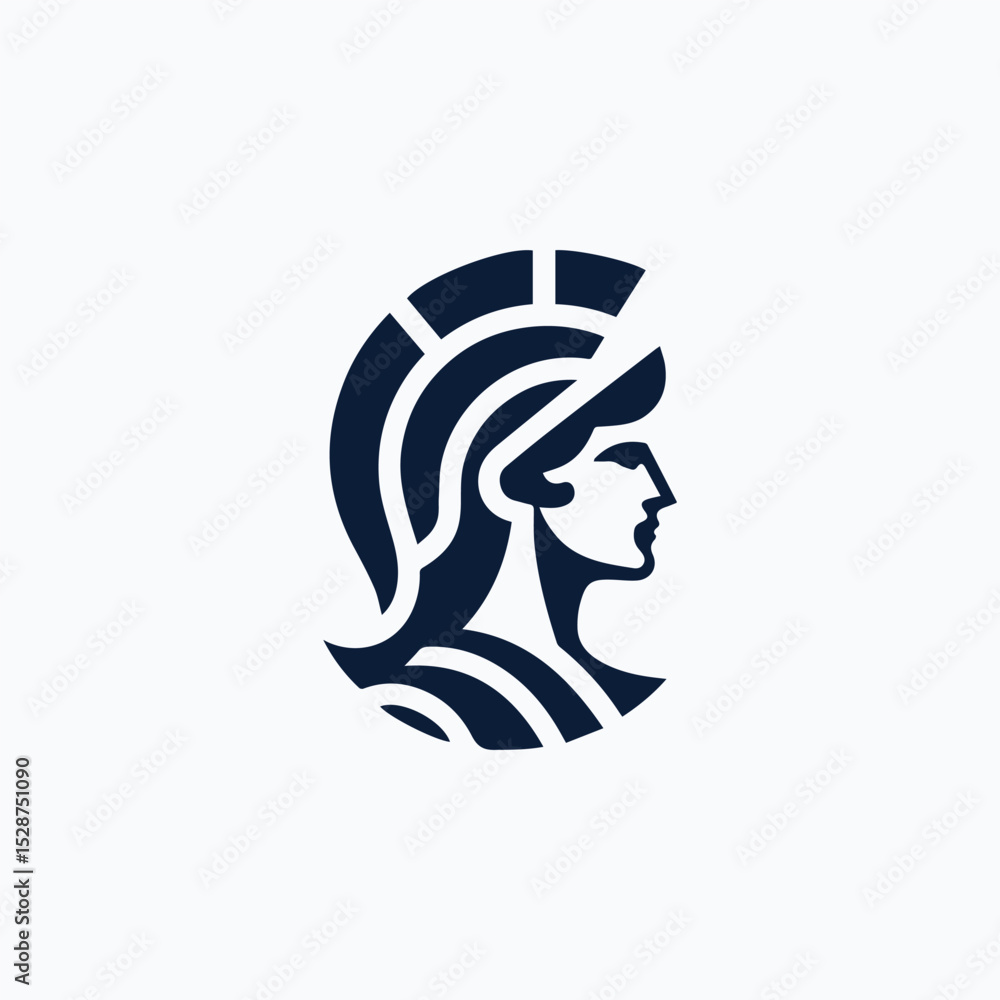 Fototapeta premium Athena goddess logo