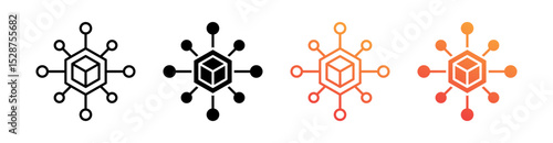 Digital Multiple Style Icon Set Collection 