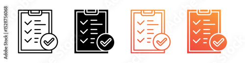 Standard Multiple Style Icon Set Collection 