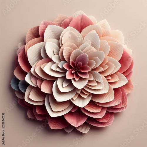 Overlapping Petals overlap creating fullness