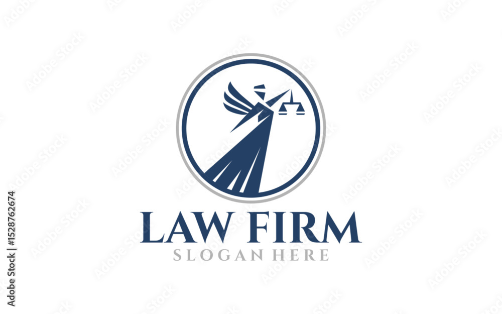 Law firm logo design vector illustration Law firm logo design vector illustration